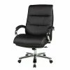 Duo Collection Chefsessel Frederico 180 kg - Kunstleder / Metall - Schwarz / Chrom