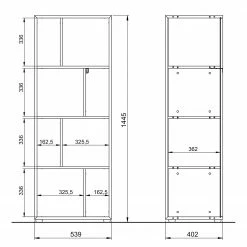 Germania Regal Coruna - Eiche Grandson Dekor -Möbel Verkäufe 2024 1000168942 190403 11353600071 GALLERYIMAGES P000000001000168942