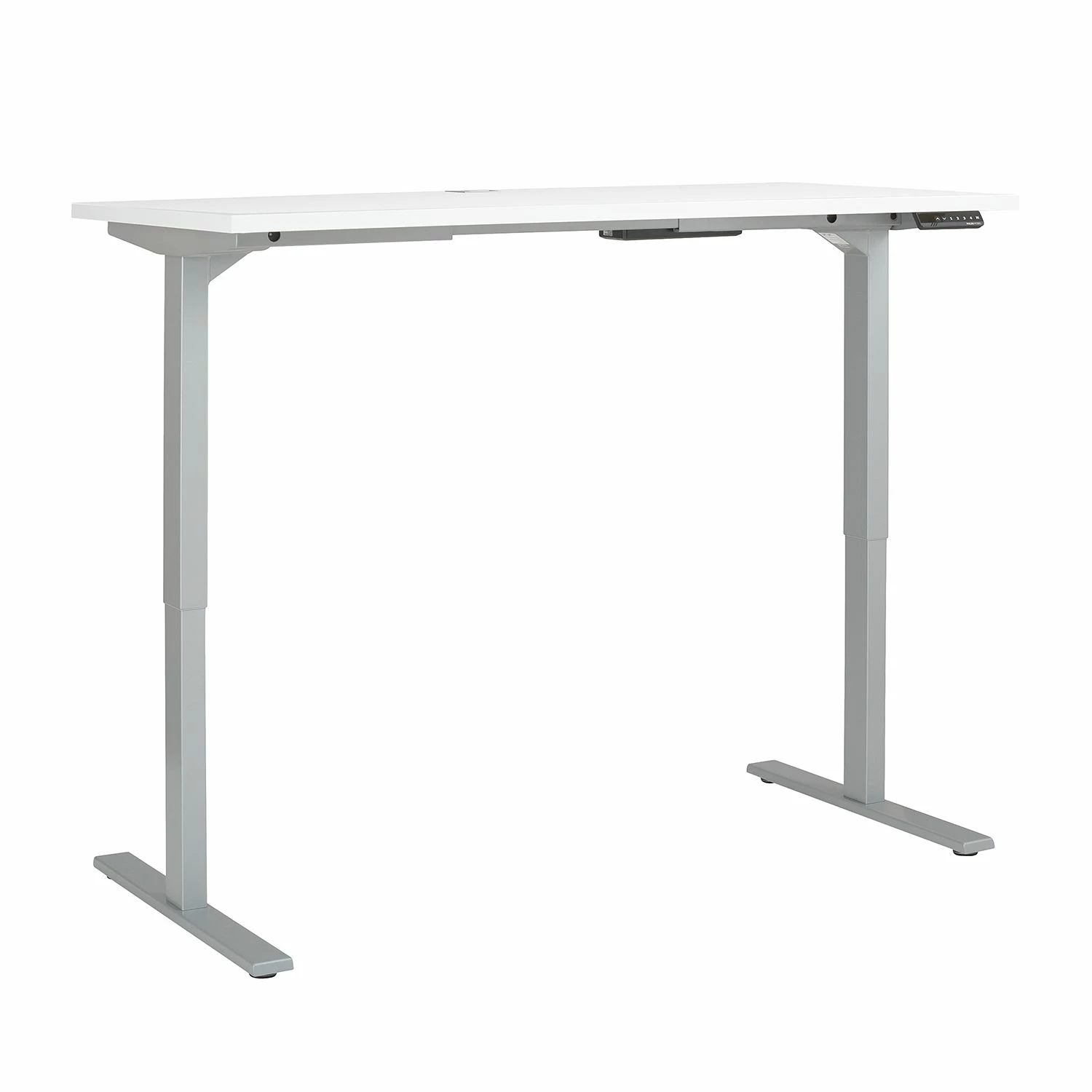 Maja Möbel Schreibtisch eDJUST III - Weiß / Platingrau 6 Maja Möbel Schreibtisch eDJUST III - Weiß / Platingrau – Bild 4