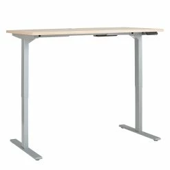 Maja Möbel Schreibtisch eDJUST III - Eiche Sonoma Dekor / Platingrau -Möbel Verkäufe 2024 1000170543 190423 11482100096 GALLERYIMAGES P000000001000170543