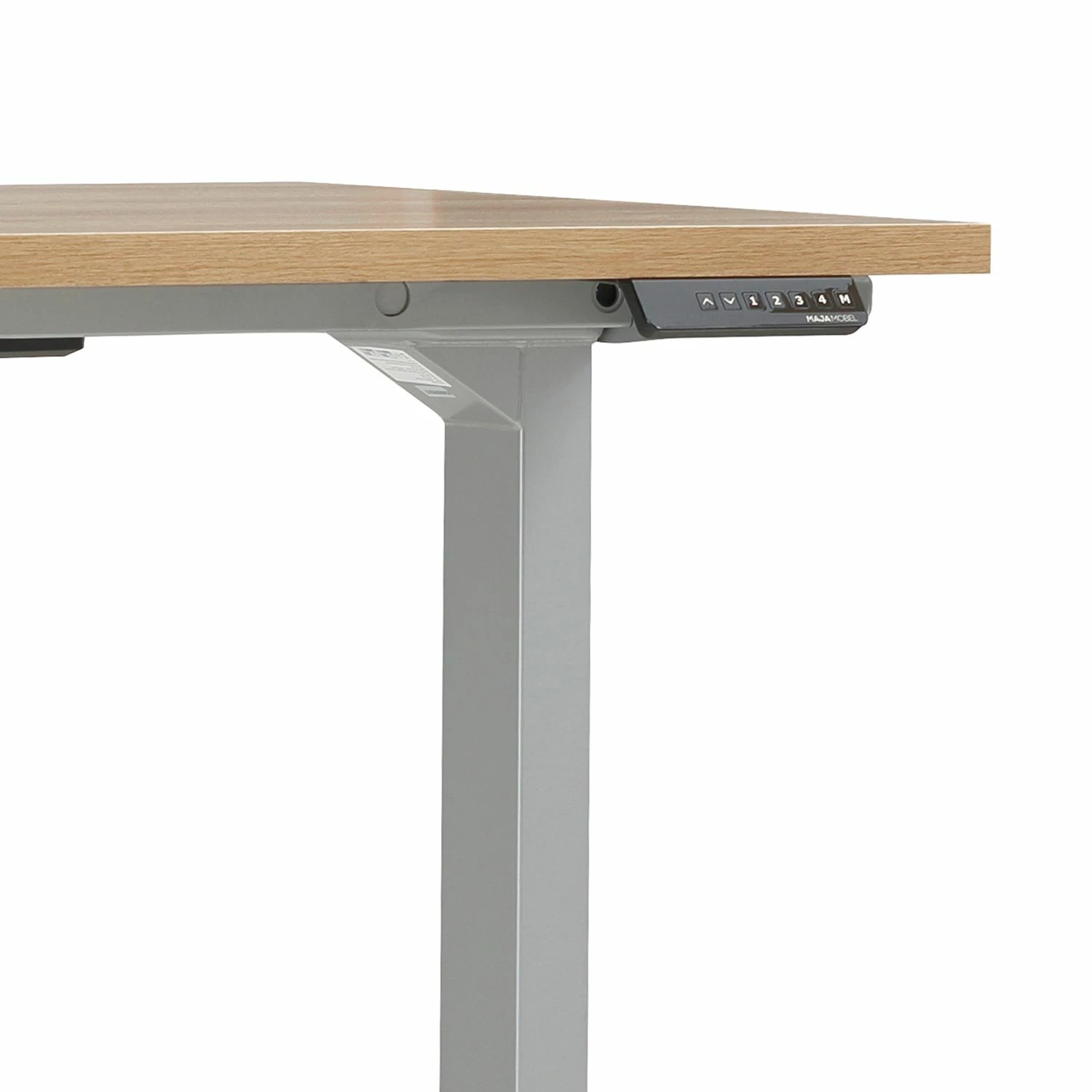 Maja Möbel Schreibtisch eDJUST I - Eiche Riviera Dekor / Platingrau 7 Maja Möbel Schreibtisch eDJUST I - Eiche Riviera Dekor / Platingrau – Bild 5