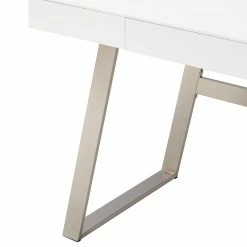 Loftscape Schreibtisch York Shire - Matt Weiß / Silber -Möbel Verkäufe 2024 1000170720 210813 11045400038 DETAILS P000000001000170720