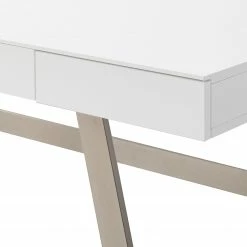 Loftscape Schreibtisch York Shire - Matt Weiß / Silber -Möbel Verkäufe 2024 1000170720 210813 11045400039 DETAILS P000000001000170720