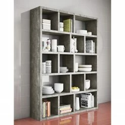 Temahome Regal Berlin - Beton Dekor - 150 x 198 cm -Möbel Verkäufe 2024 1000171062 201016 13305300387 MOOD DETAILS P000000001000171062 mood