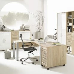 Maja Möbel Eckschreibtisch Marrara - Eiche Sonoma Dekor - Ecke davorstehend links -Möbel Verkäufe 2024 1000172787 190510 08430500062 MOOD GALLERYIMAGES P000000001000172787 mood