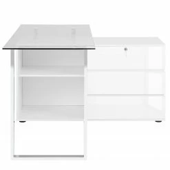 Maja Möbel Schreibtisch Hjerm - Hochglanz Weiß / Matt Weiß -Möbel Verkäufe 2024 1000172792 190510 08430500067 GALLERYIMAGES P000000001000172792