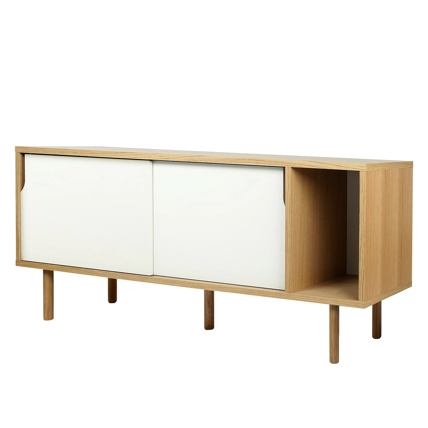 Temahome Sideboard Noa I - Weiß - Eiche 3 Temahome Sideboard Noa I - Weiß - Eiche