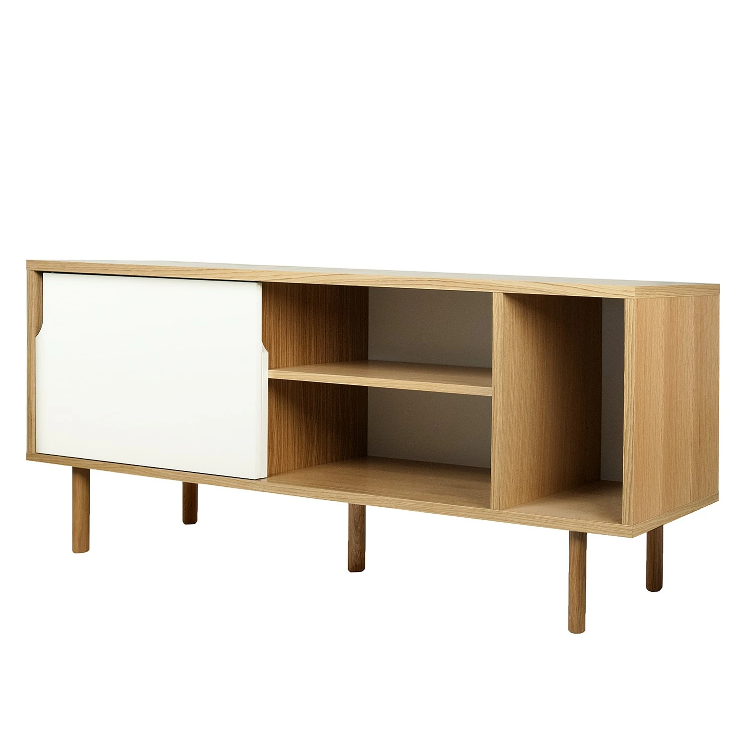 Temahome Sideboard Noa I - Weiß - Eiche 6 Temahome Sideboard Noa I - Weiß - Eiche – Bild 4