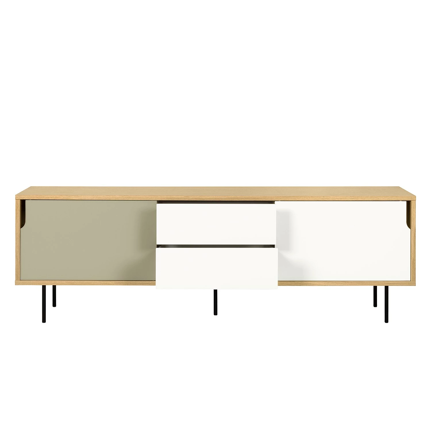 Temahome TV-Lowboard Noa IV - Grauweiß 9 Temahome TV-Lowboard Noa IV - Grauweiß – Bild 7