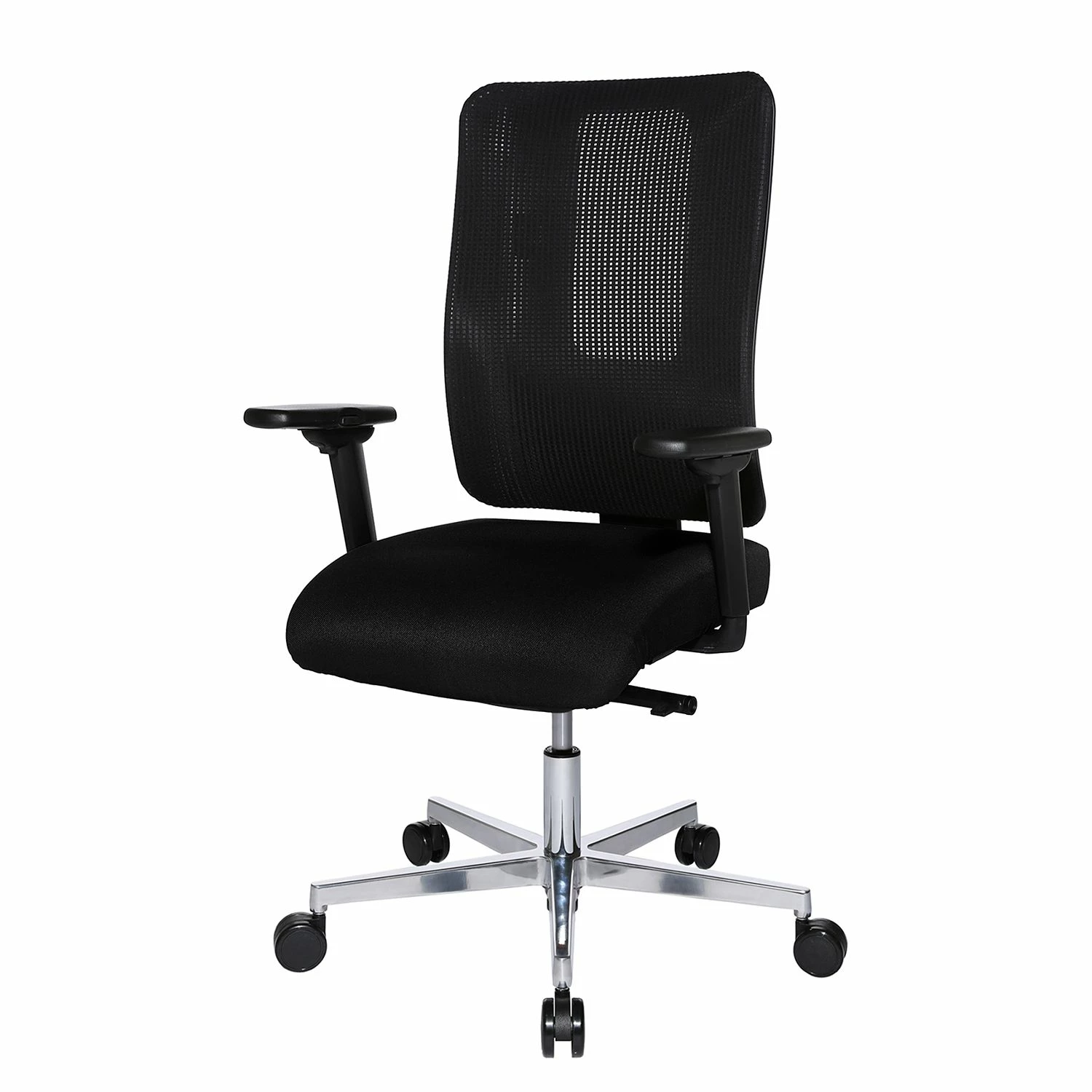 Topstar Bürodrehstuhl Sitness Open X Deluxe I - Mesh / Webstoff - Schwarz / Chrom 3 Topstar Bürodrehstuhl Sitness Open X Deluxe I - Mesh / Webstoff - Schwarz / Chrom