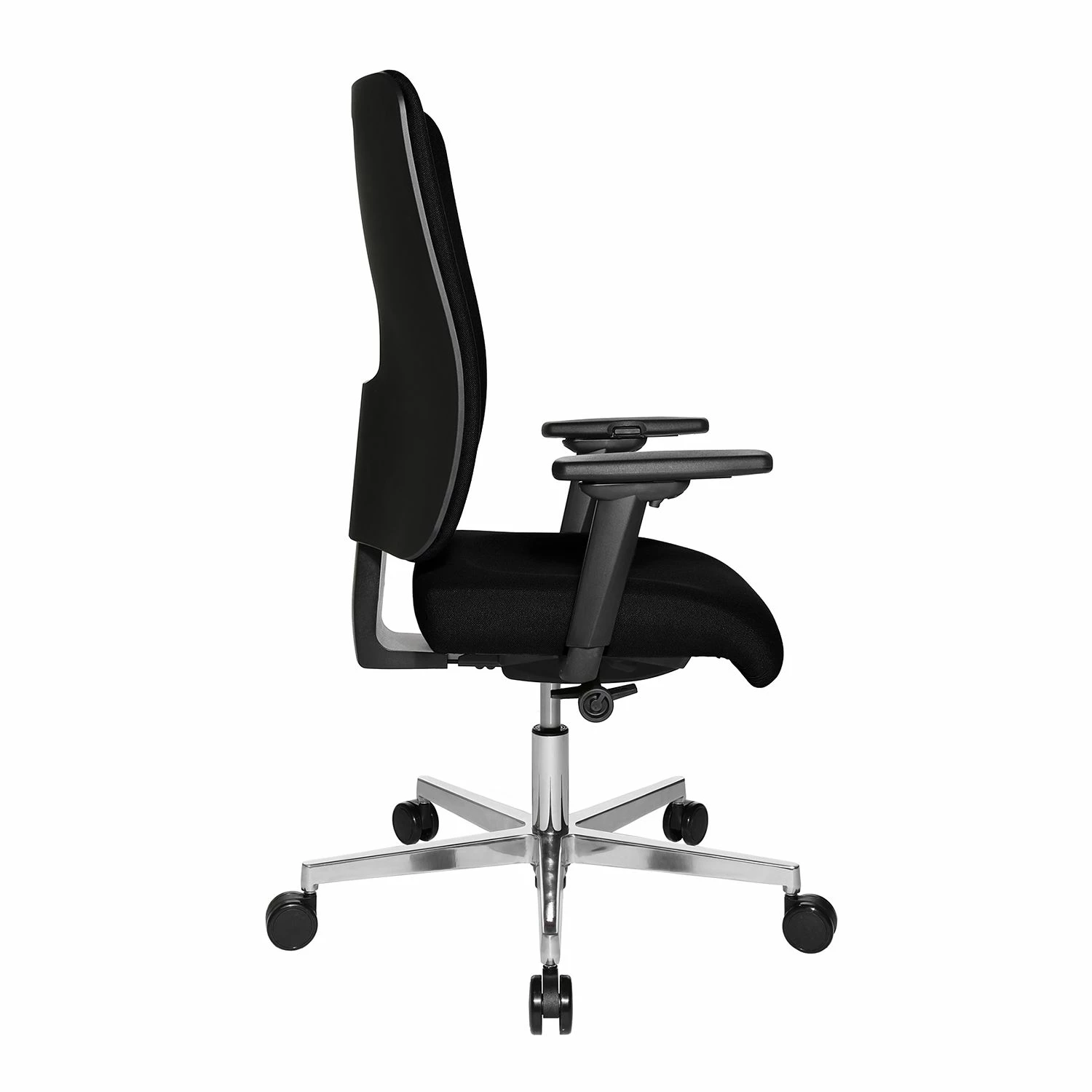 Topstar Bürodrehstuhl Open X Deluxe II - Webstoff / Aluminium - Schwarz / Chrom 6 Topstar Bürodrehstuhl Open X Deluxe II - Webstoff / Aluminium - Schwarz / Chrom – Bild 4