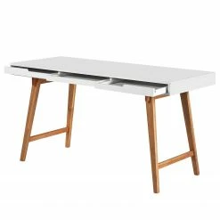 Mørteens Schreibtisch Allerup - Buche teilmassiv - Weiß / Buche -Möbel Verkäufe 2024 1000175287 190523 15381700003 GALLERYIMAGES P000000001000175287