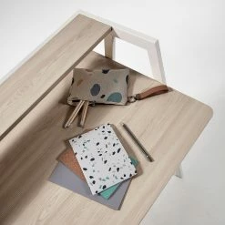 Norrwood Schreibtisch Heusy - Eiche Dekor / Weiß -Möbel Verkäufe 2024 1000176580 190612 11443700013 GALLERYIMAGES P000000001000176580