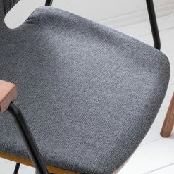 Studio Copenhagen Bürodrehstuhl Ganalu I - Webstoff / Stahl - Grau / Walnuss -Möbel Verkäufe 2024 1000176722 190614 12071800120 GALLERYIMAGES P000000001000176722