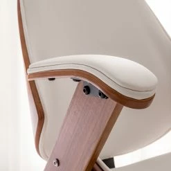 Fredriks Bürodrehstuhl Viiki - Kunstleder / Stahl - Weiß / Walnuss 19 Fredriks Bürodrehstuhl Viiki - Kunstleder / Stahl - Weiß / Walnuss -Möbel Verkäufe 2024 1000176727 210212 13382900011 DETAILS P000000001000176727 1