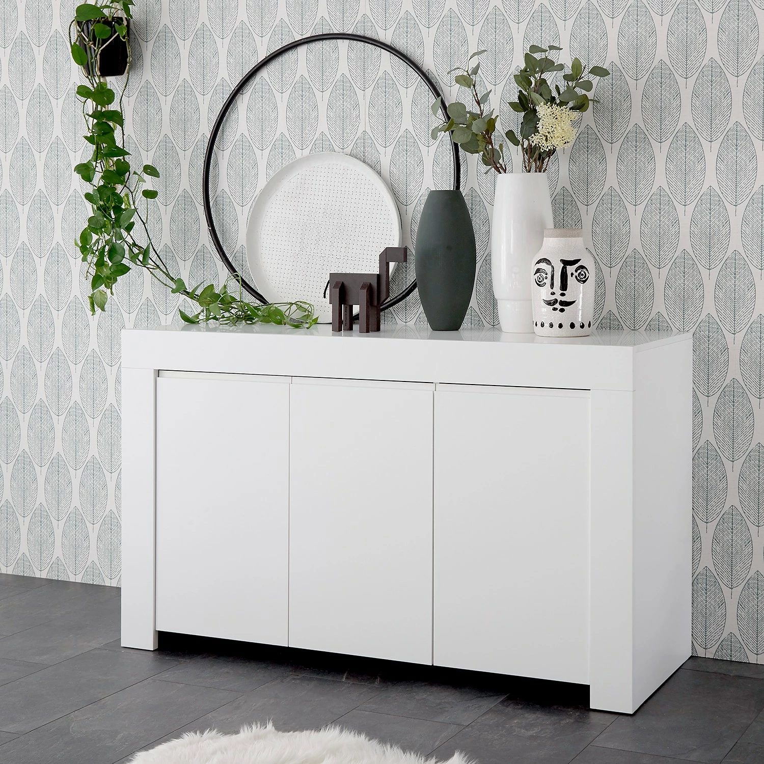 LC Spa Sideboard Firenze I - Matt Weiß 4 LC Spa Sideboard Firenze I - Matt Weiß – Bild 2