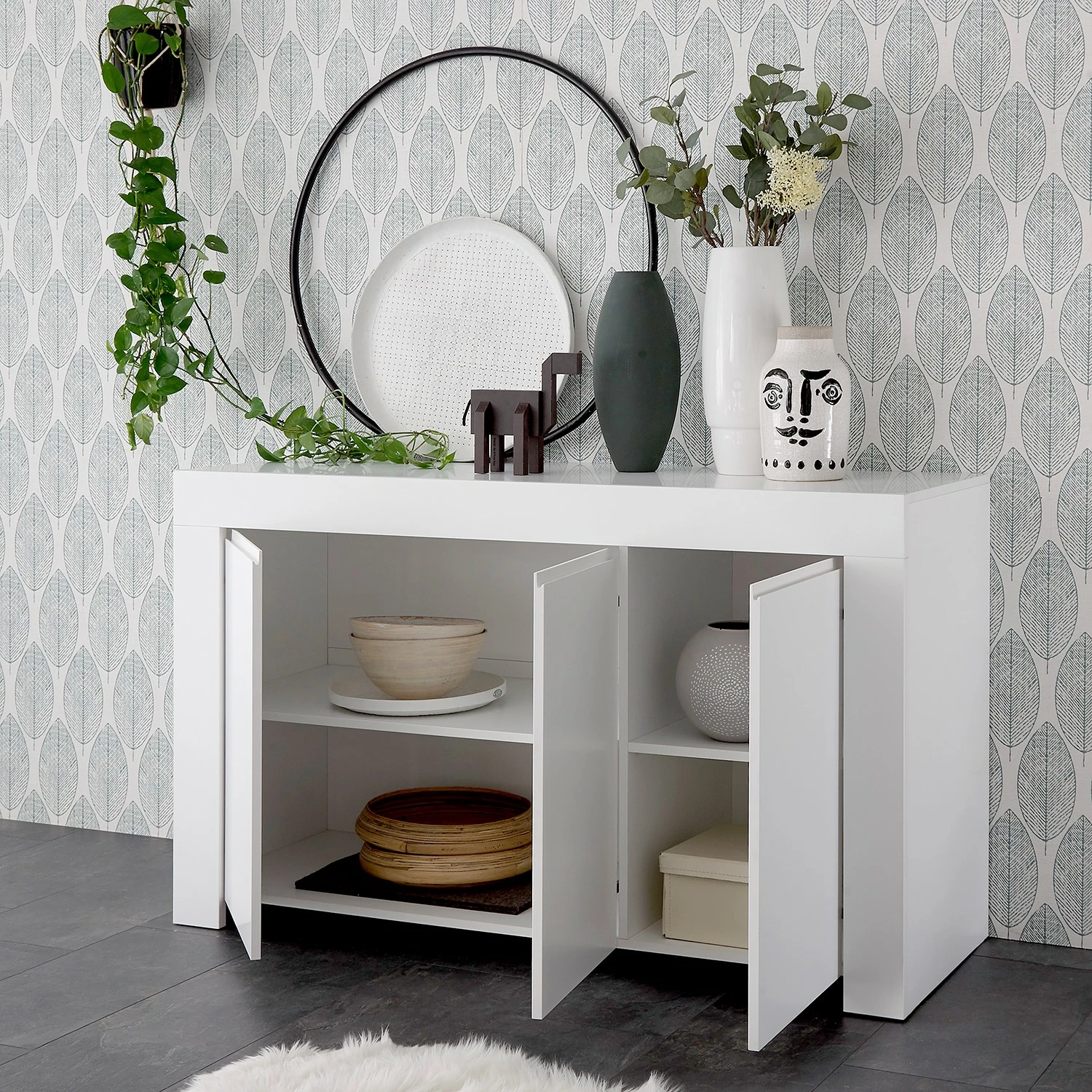 LC Spa Sideboard Firenze I - Matt Weiß 5 LC Spa Sideboard Firenze I - Matt Weiß – Bild 3