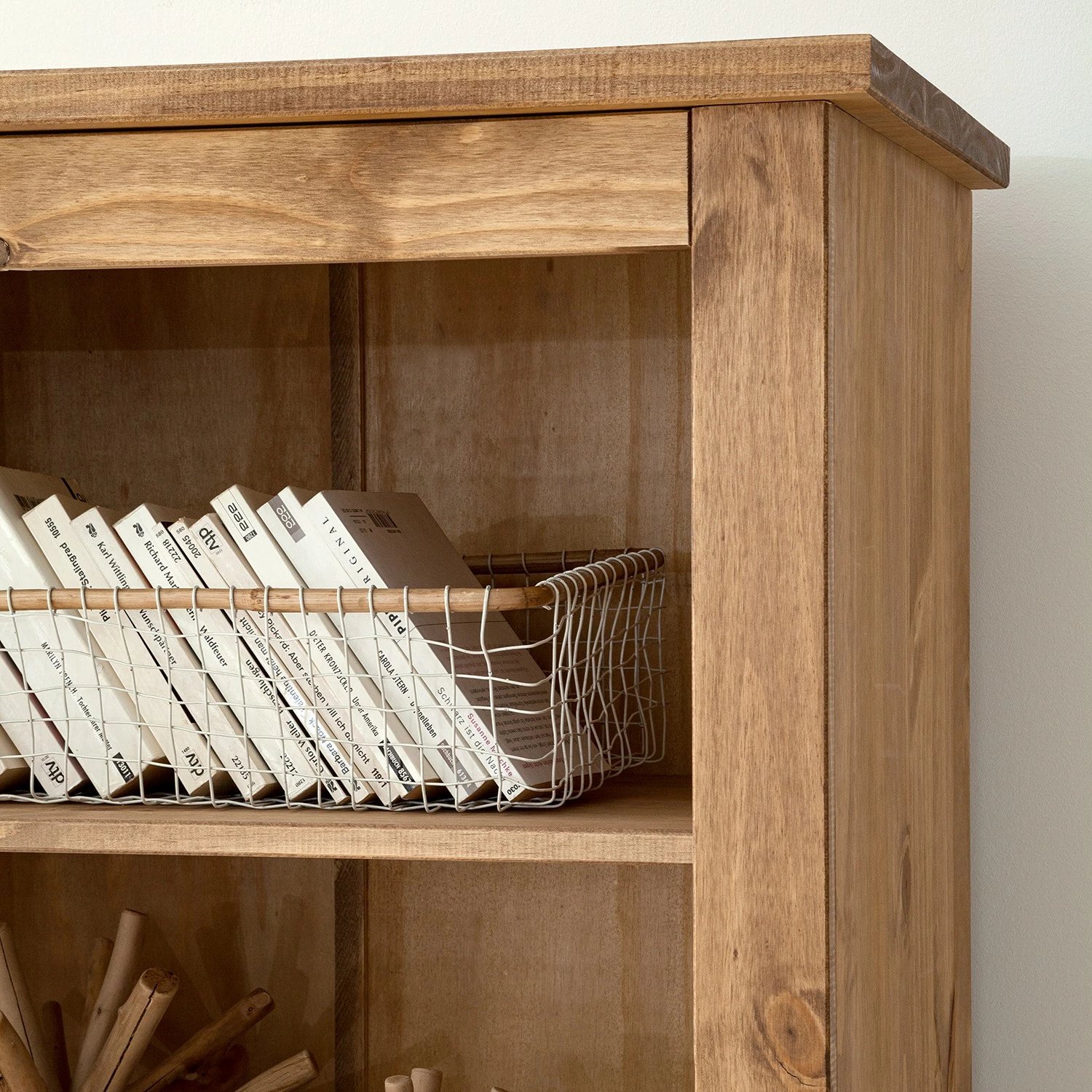 Maison Belfort Bücherregal Finca Rustica - Kiefer massiv - Kiefer Natur 9 Maison Belfort Bücherregal Finca Rustica - Kiefer massiv - Kiefer Natur – Bild 7