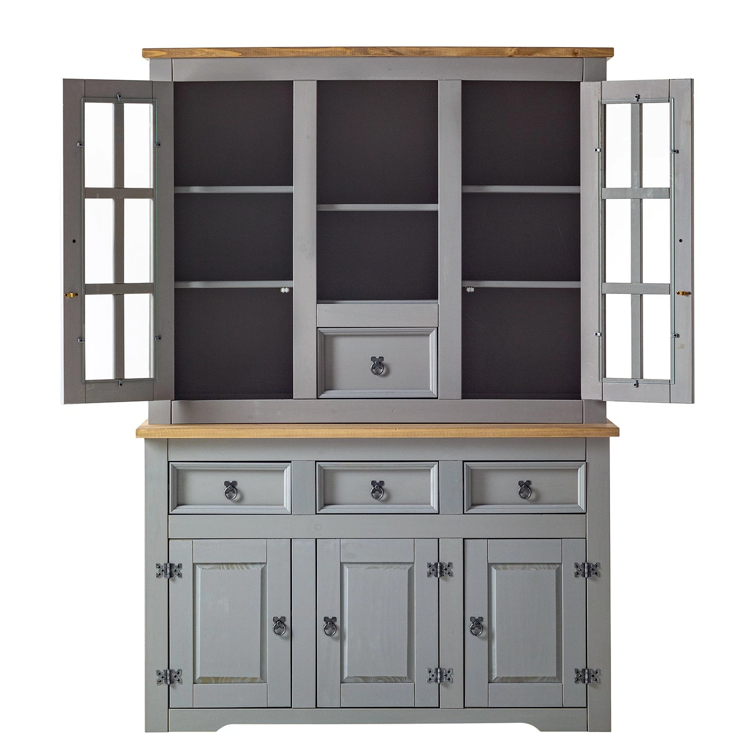 Maison Belfort Sideboard Finca Rustica - Kiefer massiv - Kiefer Grau 19 Maison Belfort Sideboard Finca Rustica - Kiefer massiv - Kiefer Grau – Bild 17