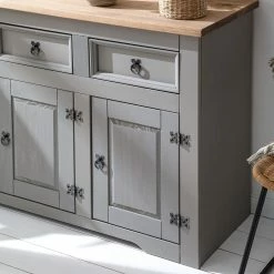 Maison Belfort Sideboard Finca Rustica - Kiefer massiv - Kiefer Grau 31 Maison Belfort Sideboard Finca Rustica - Kiefer massiv - Kiefer Grau -Möbel Verkäufe 2024 1000178029 200511 13145100002 DETAILS P000000001000178029