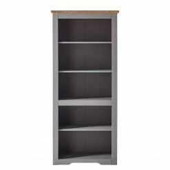 Maison Belfort Bücherregal Finca Rustica - Kiefer massiv - Kiefer Grau -Möbel Verkäufe 2024 1000178042 200417 12541400022 DETAILS P000000001000178042