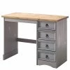 Maison Belfort Schreibtisch Finca Rustica II - Kiefer massiv - Kiefer Grau -Möbel Verkäufe 2024 1000178064 200422 06412400046 IMAGE P000000001000178064