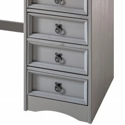 Maison Belfort Schreibtisch Finca Rustica II - Kiefer massiv - Kiefer Grau -Möbel Verkäufe 2024 1000178064 200422 06413100054 DETAILS P000000001000178064