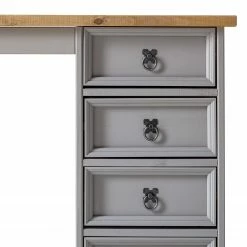 Maison Belfort Schreibtisch Finca Rustica II - Kiefer massiv - Kiefer Grau -Möbel Verkäufe 2024 1000178064 200422 06413100055 DETAILS P000000001000178064