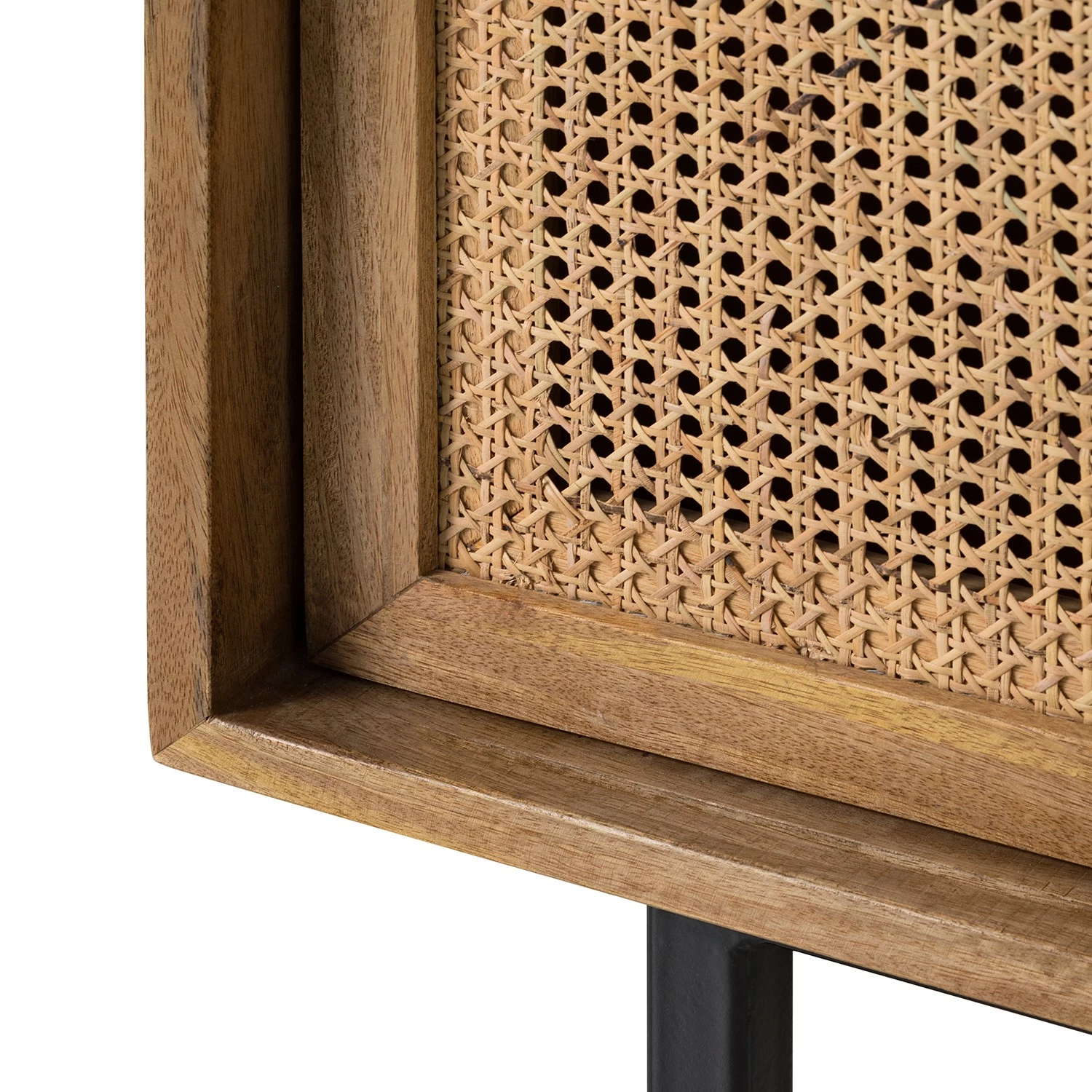 Ars manufacti Sideboard Vina I - Mango massiv / Wiener Geflecht - Mango / Schwarz 18 Ars manufacti Sideboard Vina I - Mango massiv / Wiener Geflecht - Mango / Schwarz – Bild 16