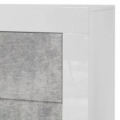 LC Spa Sideboard Easy I - Hochglanz Weiß / Beton Dekor -Möbel Verkäufe 2024 1000178264 201029 08524700570 DETAILS P000000001000178264