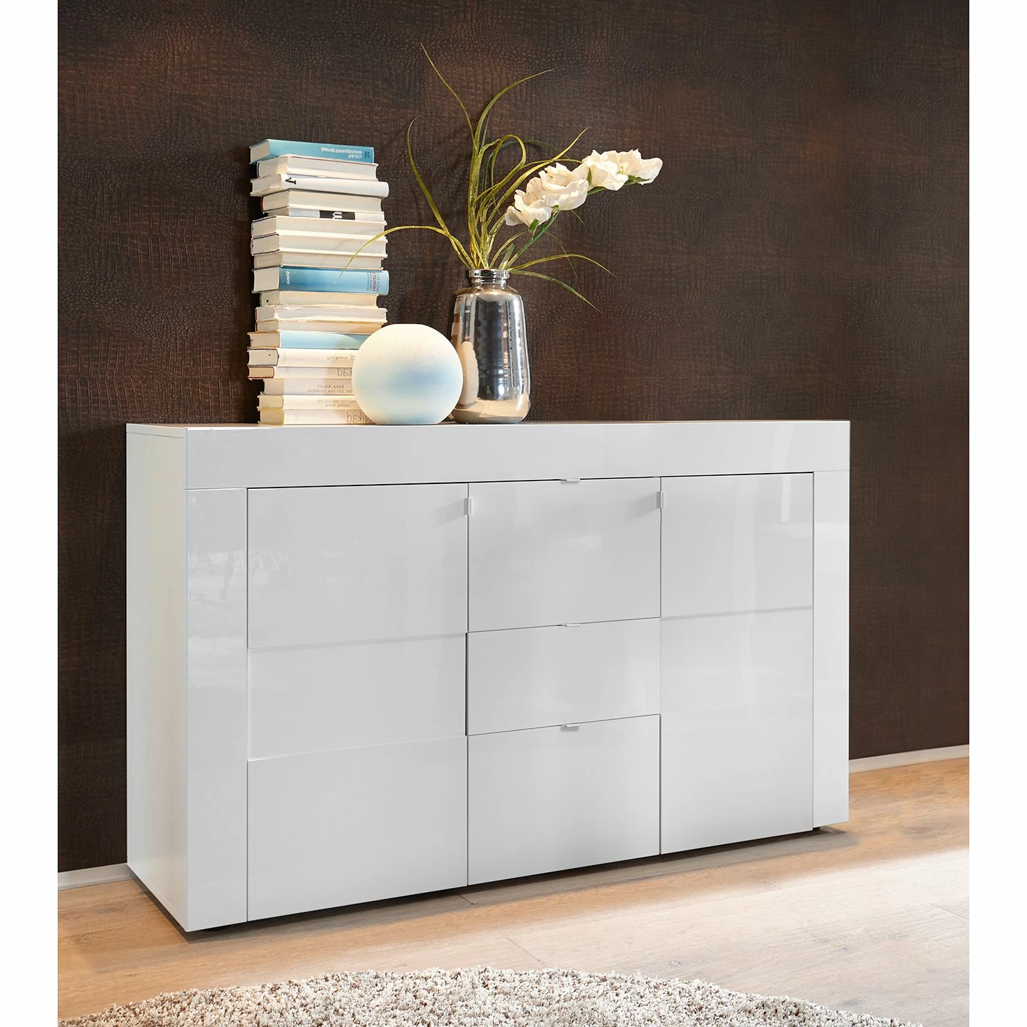 LC Spa Sideboard Easy II - Hochglanz Weiß 4 LC Spa Sideboard Easy II - Hochglanz Weiß – Bild 2