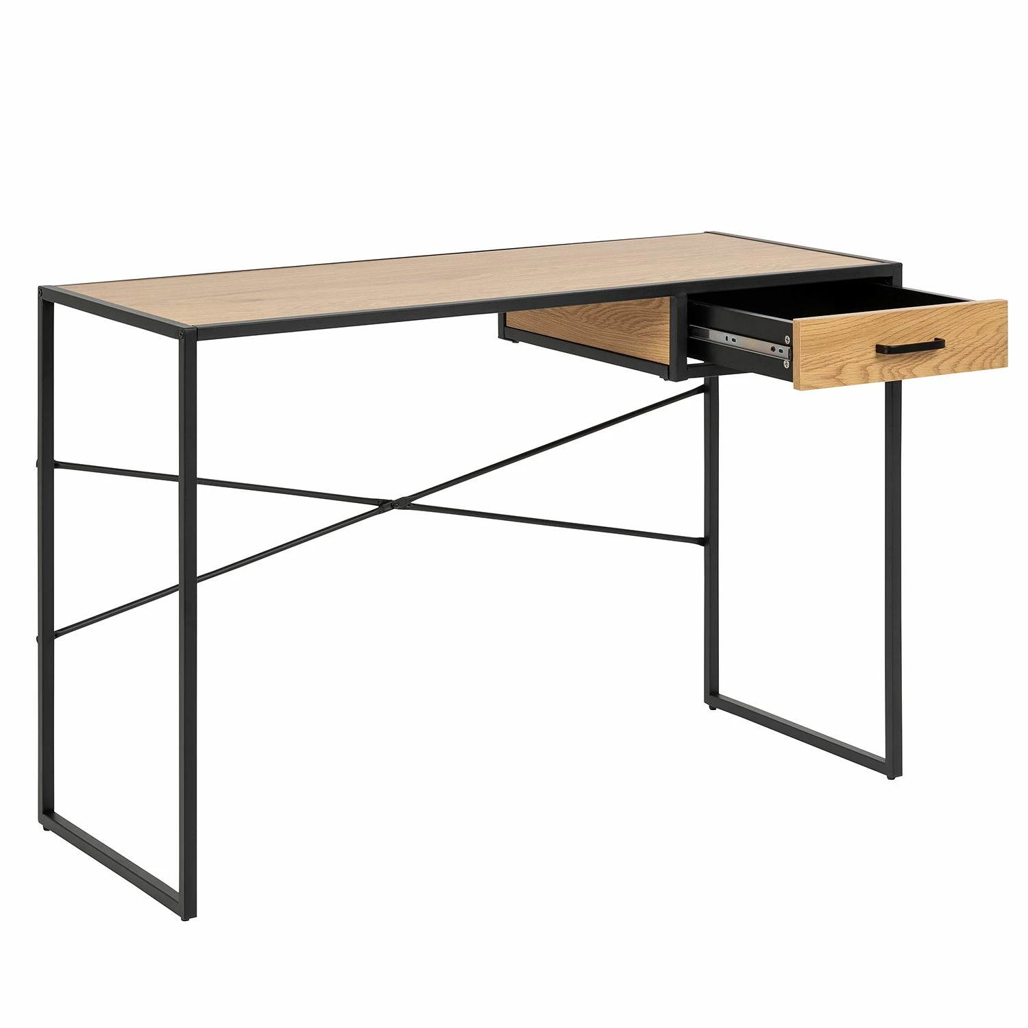 Red Living Schreibtisch Coogee III - Wildeiche Dekor / Schwarz 7 Red Living Schreibtisch Coogee III - Wildeiche Dekor / Schwarz – Bild 5