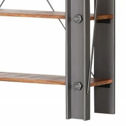 Red Living Regal Linx - Mango massiv - Mango / Stahl Dekor - Breite: 150 cm -Möbel Verkäufe 2024 1000180835 190705 10234000019 DETAILS P000000001000180835