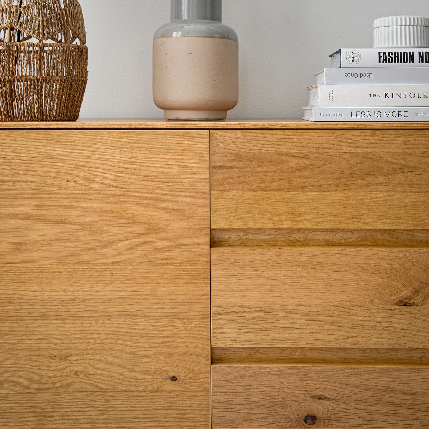 Ars Natura Sideboard Nozza II - Echtholzfurnier - Eiche / Schwarz 14 Ars Natura Sideboard Nozza II - Echtholzfurnier - Eiche / Schwarz – Bild 12