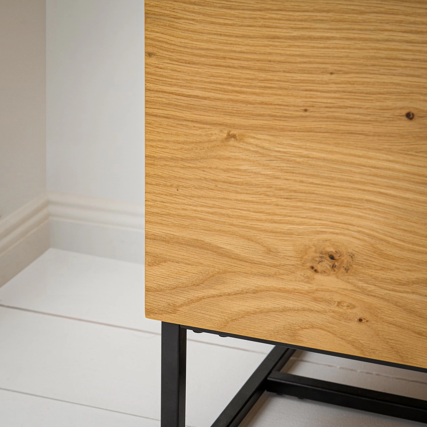 Ars Natura Sideboard Nozza II - Echtholzfurnier - Eiche / Schwarz 15 Ars Natura Sideboard Nozza II - Echtholzfurnier - Eiche / Schwarz – Bild 13