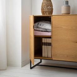 Ars Natura Sideboard Nozza I - Echtholzfurnier - Eiche / Schwarz -Möbel Verkäufe 2024 1000182824 200306 14374700016 MOOD DETAILS P000000001000182824 mood