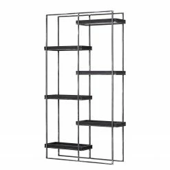 Red Living Regal Pondo - Akazie massiv / Metall - Akazie Schwarz / Schwarz