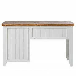 Maison Belfort Schreibtisch Balignton - Kiefer massiv - Weiß -Möbel Verkäufe 2024 1000183856 211116 12533200234 DETAILS P000000001000183856