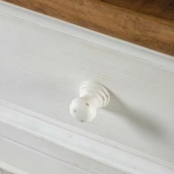 Maison Belfort Schreibtisch Balignton - Kiefer massiv - Weiß -Möbel Verkäufe 2024 1000183856 211116 12534300246 DETAILS P000000001000183856