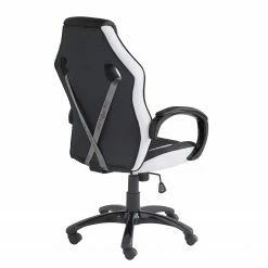 Home24office Gaming Chair Emra - Kunstleder / Nylon - Weiß / Schwarz -Möbel Verkäufe 2024 1000185251 191105 08404900007 DETAILS P000000001000185251