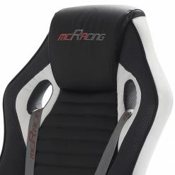Home24office Gaming Chair Emra - Kunstleder / Nylon - Weiß / Schwarz -Möbel Verkäufe 2024 1000185251 191105 08404900008 DETAILS P000000001000185251