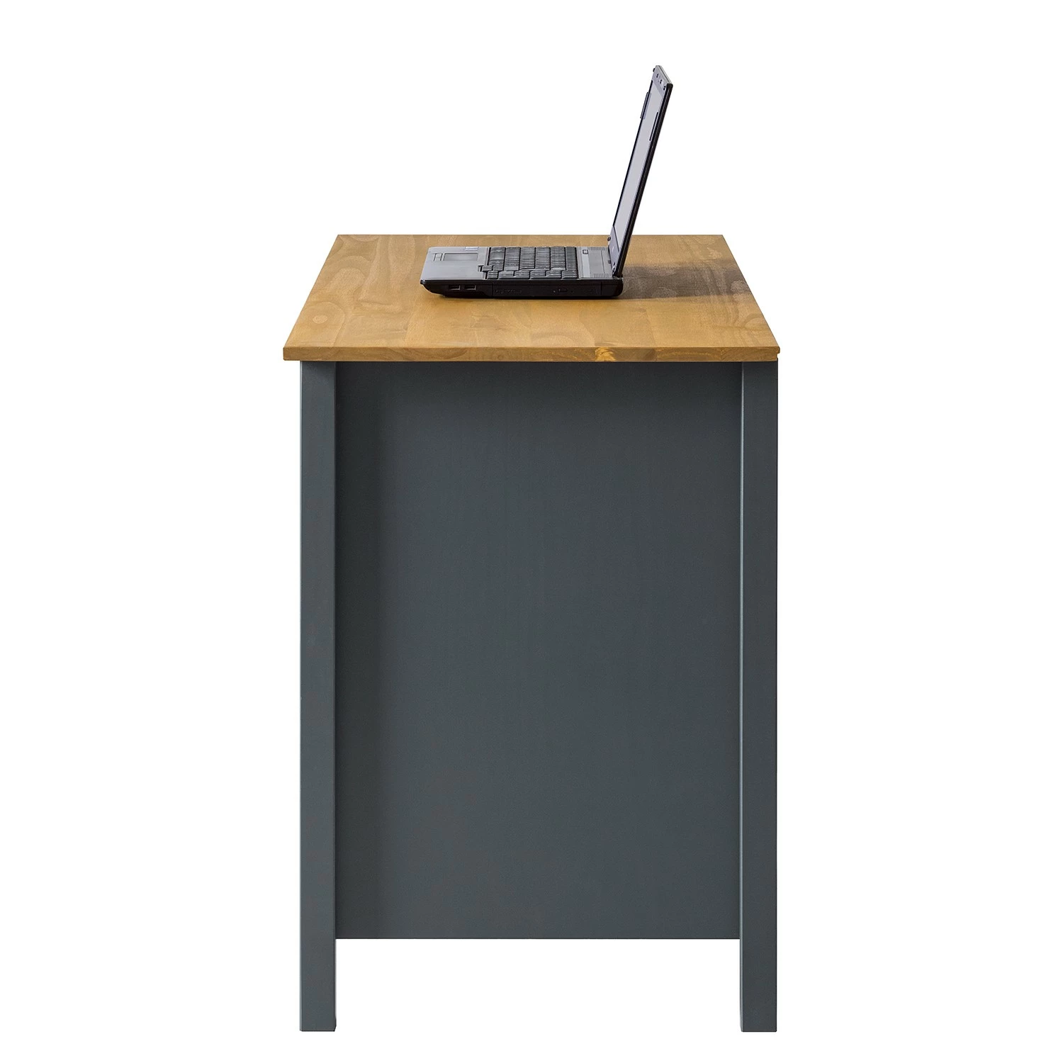 Maison Belfort Schreibtisch Rivery - Kiefer massiv - Anthrazit 10 Maison Belfort Schreibtisch Rivery - Kiefer massiv - Anthrazit – Bild 8