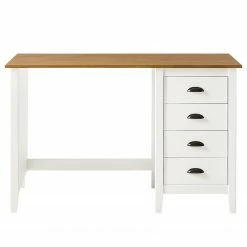 Maison Belfort Schreibtisch Rivery - Kiefer massiv - Weiß 22 Maison Belfort Schreibtisch Rivery - Kiefer massiv - Weiß -Möbel Verkäufe 2024 1000187585 200205 11113400111 DETAILS P000000001000187585