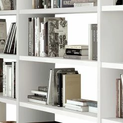 Loftscape Bücherregal Empire - Cremeweiß - Höhe: 221 cm - Breite: 276 cm -Möbel Verkäufe 2024 1000188192 190925 11273400010 DETAILS P000000001000188192