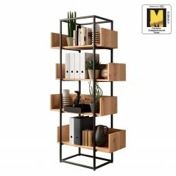 GWINNER Regal Style I - Echtholzfurnier / Metall - Eiche / Anthrazit -Möbel Verkäufe 2024 1000188718 191119 12335400005 ICON DETAILS P000000001000188718 icon seal