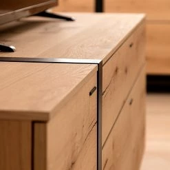 GWINNER Sideboard Style - Echtholzfurnier / Metall - Eiche / Anthrazit -Möbel Verkäufe 2024 1000188721 190926 06085100031 DETAILS P000000001000188721