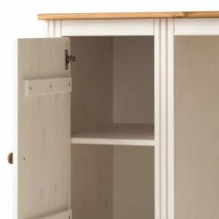 Maison Belfort Schreibtisch Lillehammer - Kiefer massiv - Kiefer Weiß / Kiefer Honig -Möbel Verkäufe 2024 1000188926 200218 06185000017 DETAILS P000000001000188926