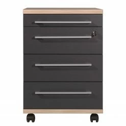 Germania Rollcontainer Eugene - Anthrazit / Nussbaum Dekor 13 Germania Rollcontainer Eugene - Anthrazit / Nussbaum Dekor -Möbel Verkäufe 2024 1000189457 191113 10262500004 DETAILS P000000001000189457