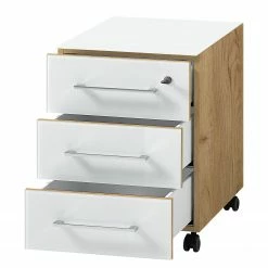 Rollcontainer Monteria - Glas - Weiß / Eiche Navarra Dekor 24 Rollcontainer Monteria - Glas - Weiß / Eiche Navarra Dekor -Möbel Verkäufe 2024 1000189529 220209 12431800035 DETAILS P000000001000189529