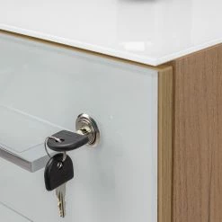 Rollcontainer Monteria - Glas - Weiß / Eiche Navarra Dekor 25 Rollcontainer Monteria - Glas - Weiß / Eiche Navarra Dekor -Möbel Verkäufe 2024 1000189529 220209 12431800040 DETAILS P000000001000189529